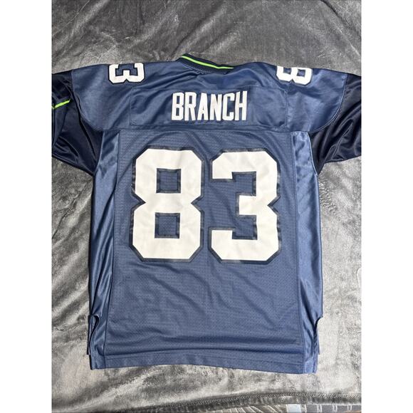 Vintage Reebok Branch Seatle Seahawks NFL Jersey Men's Size Medium - Picture 5 of 5